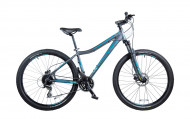 Велосипед Comanche Orinoco 27 L Comp 19", сірий-бірюзовий Велосипед Comanche Orinoco 27 L Comp 19